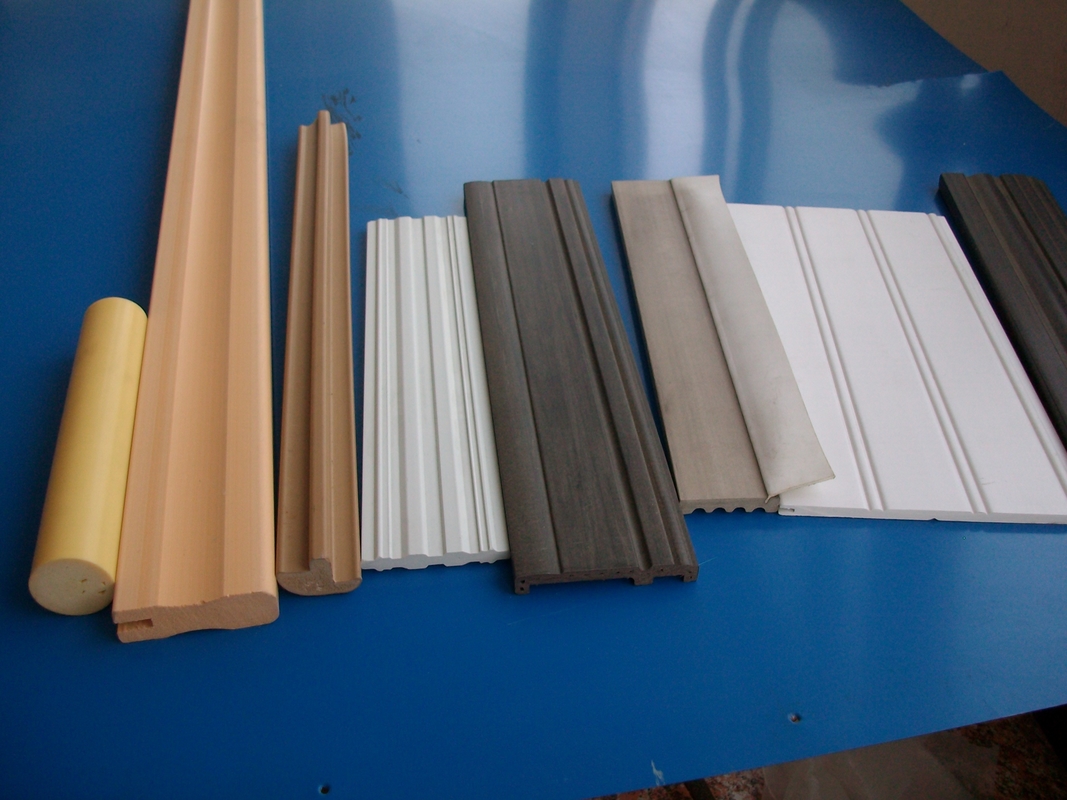 Standard Rigid PVC Trim Profiles Extrusion For Skirting Board
